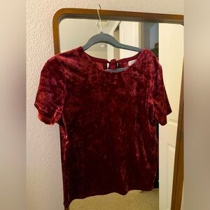 Red velvet soft top